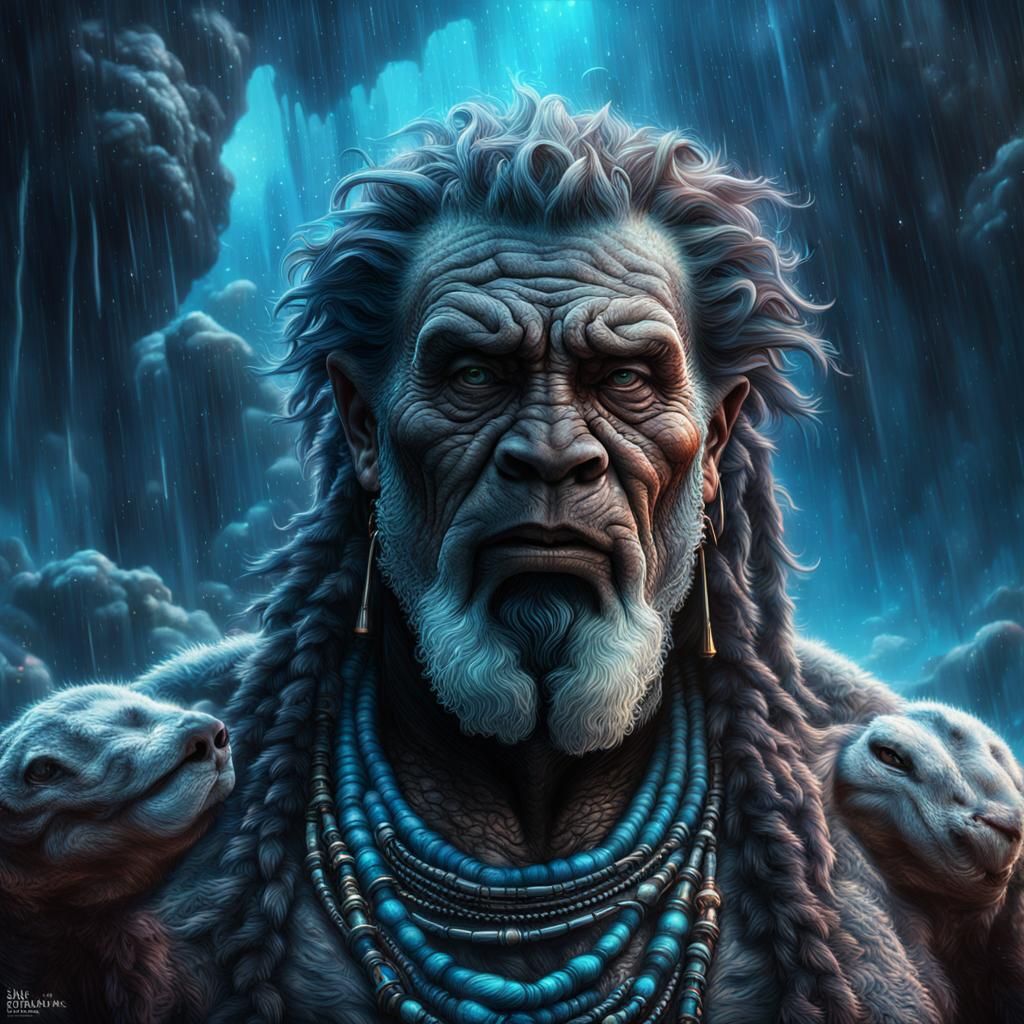 Unquenchable Thirst: Emotional Blues in Digital Painting