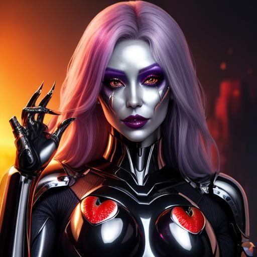 Cyborg Warlock: Sunset Eyes and Liquid Gold