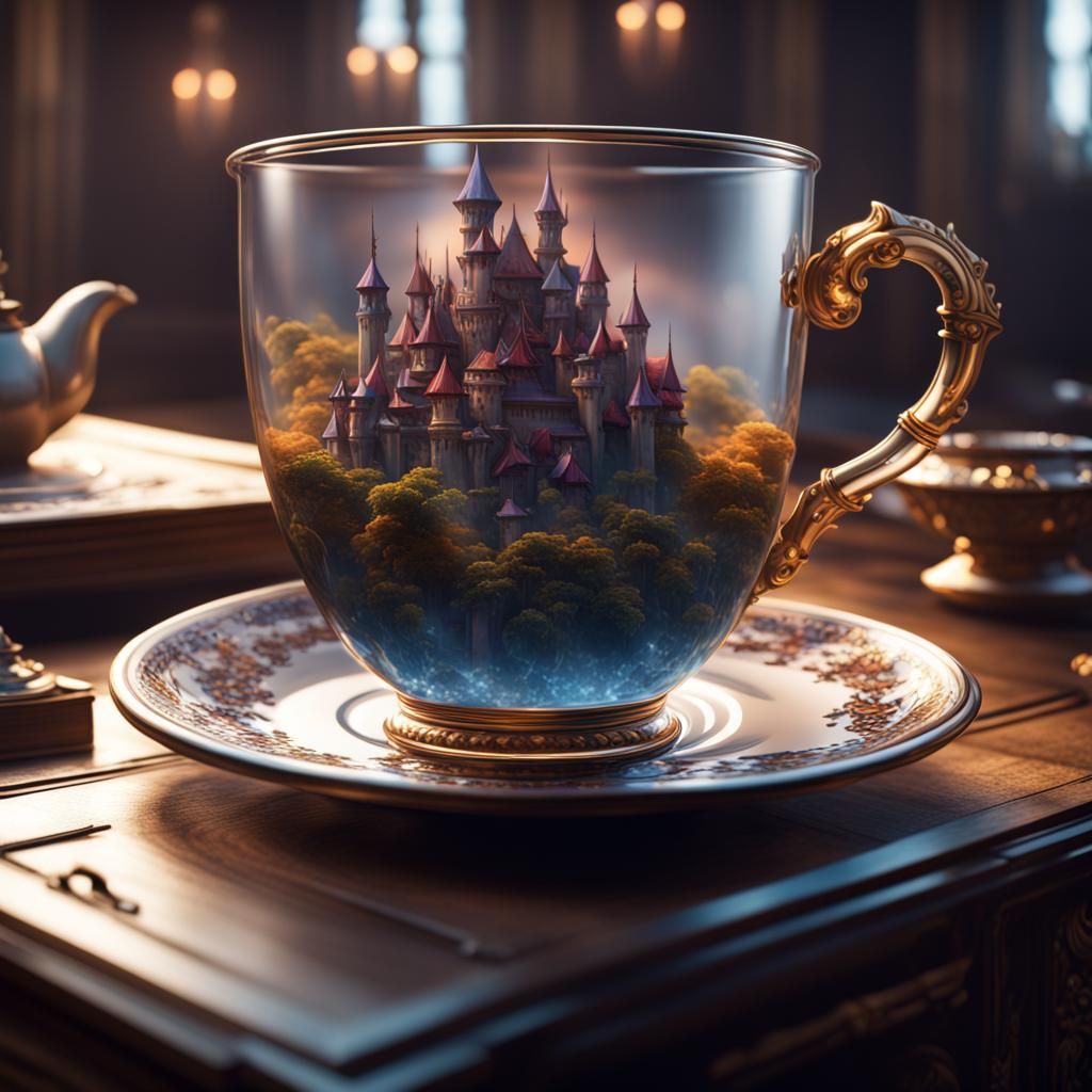 Kingdom Inside a Glass Teacup: Fantasy Concept Art