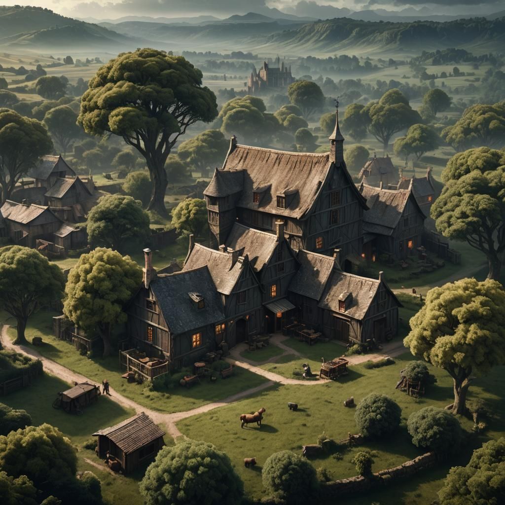 Dark Fantasy: French Stud Farm and Saddler's Workshop