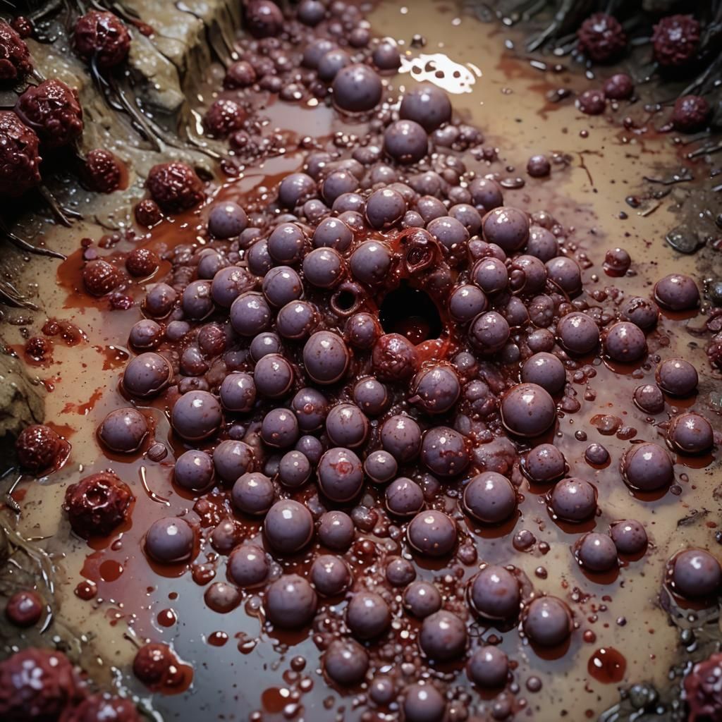 Disturbing Zergling Embryo Cluster in Infected Cave