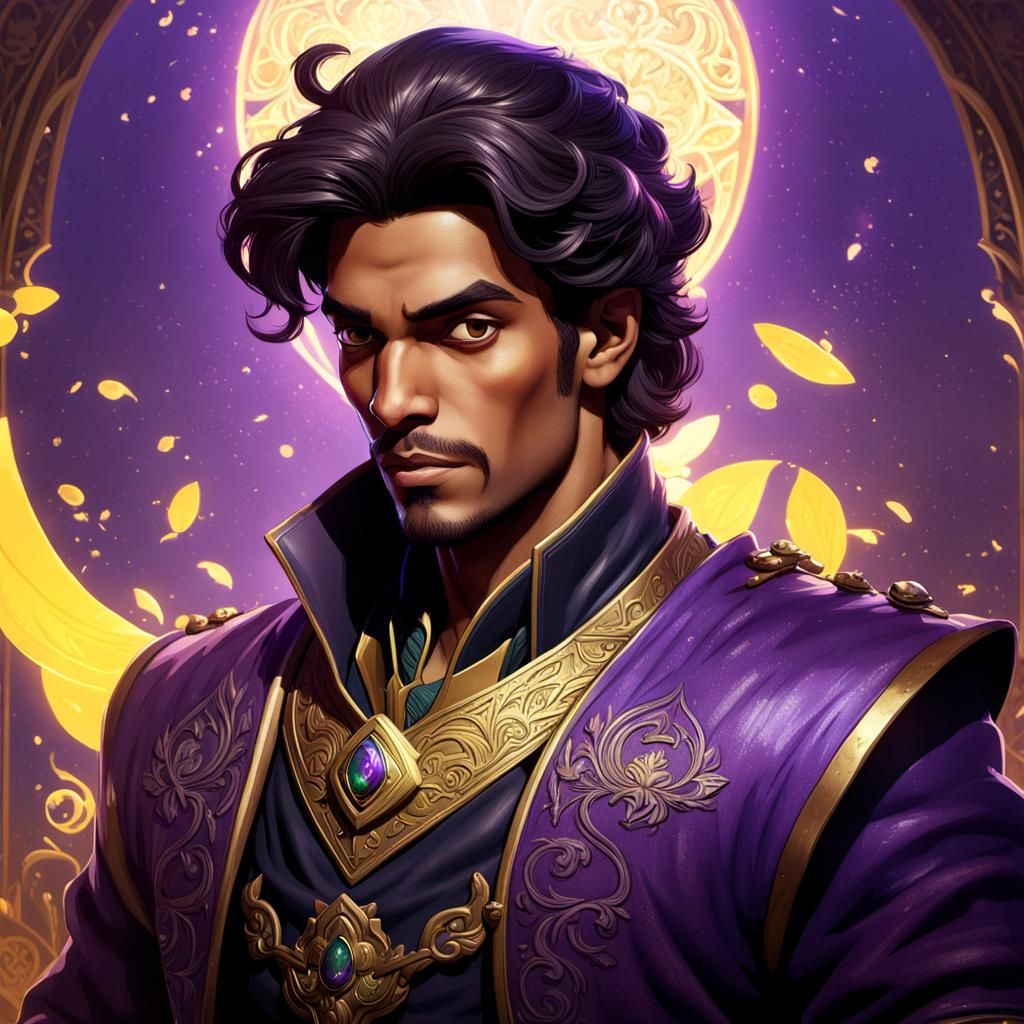 Prince Naveen Dark Fantasy Portrait in 8K