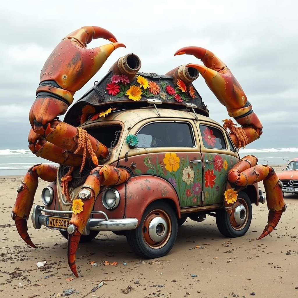 Gigantic Mutated Crustacean Hermit Crab in Post-Apocalyptic ...