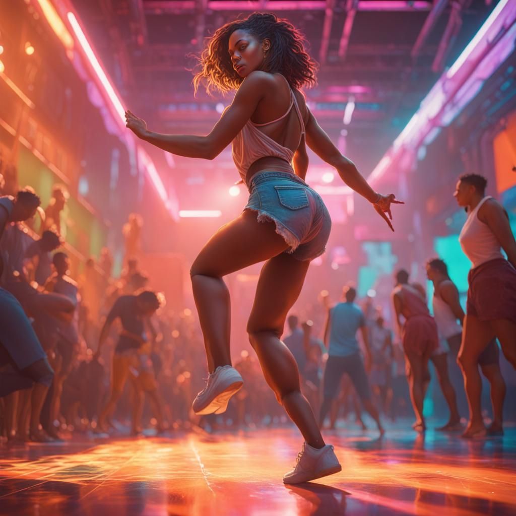 She dancing on the gram but her booty flat