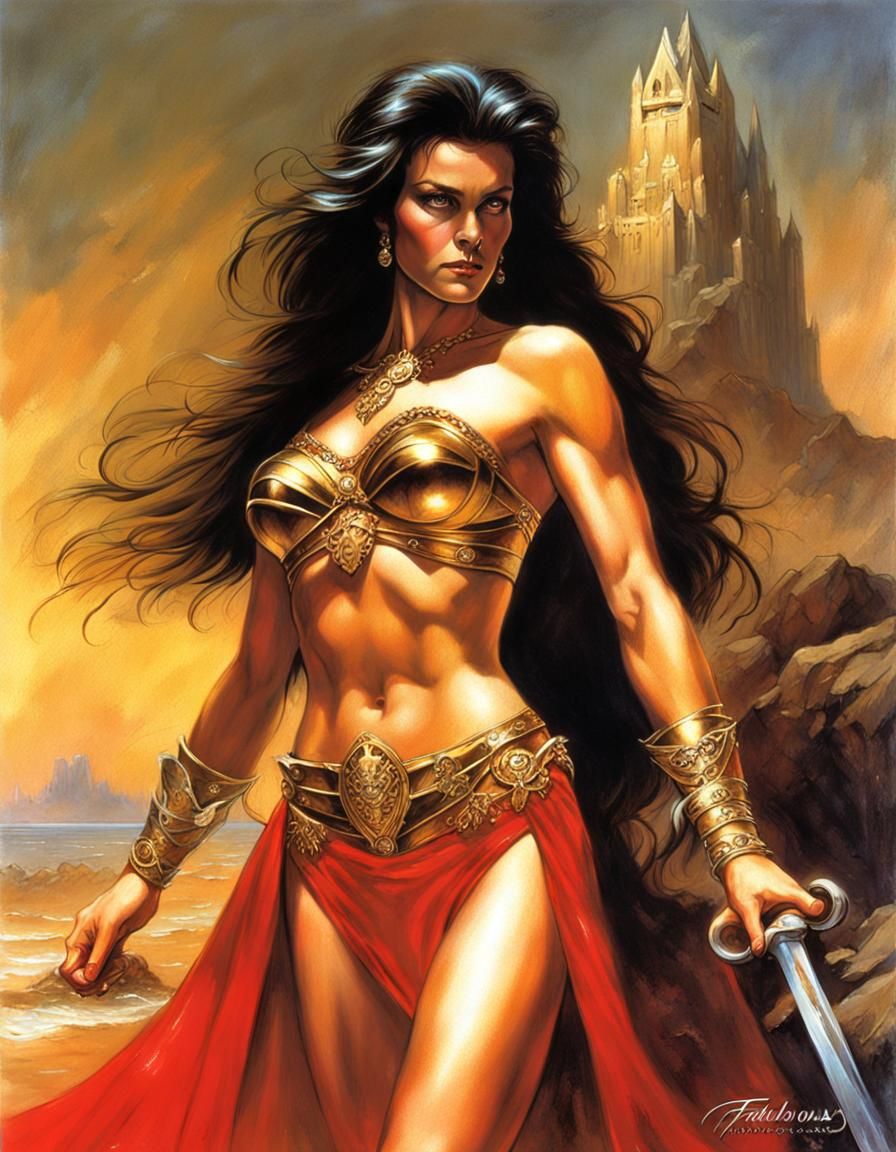 Princess Ardarla Fantasy Art in Ethereal Style