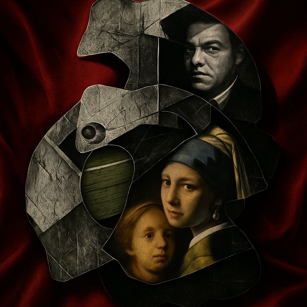 Surreal Gothic Spinning Dreamscape in Noir Style