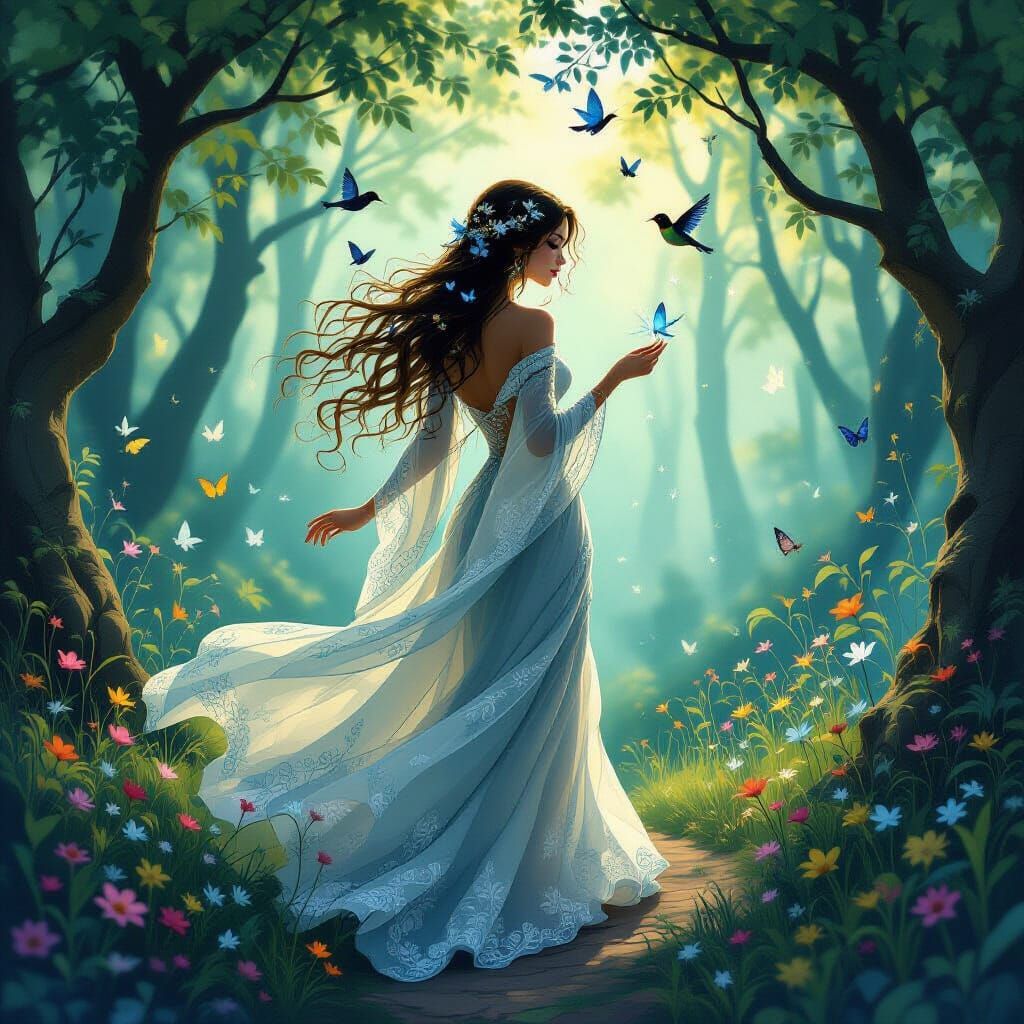 She Spoke Beauty Upon Them