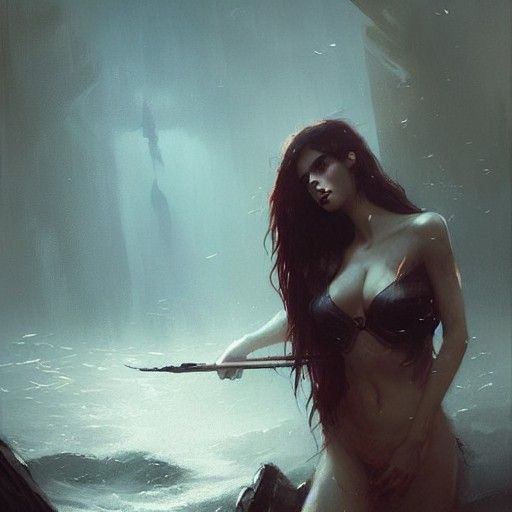 Sinister Siren Artwork in Fantasy Style
