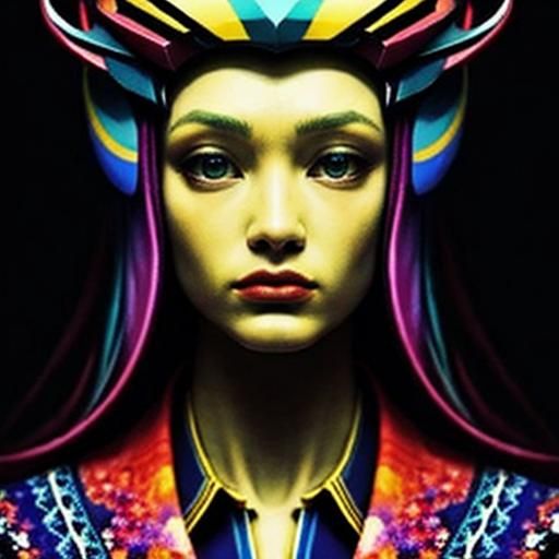 Surreal Psychedelic Glamour in Photorealistic Style