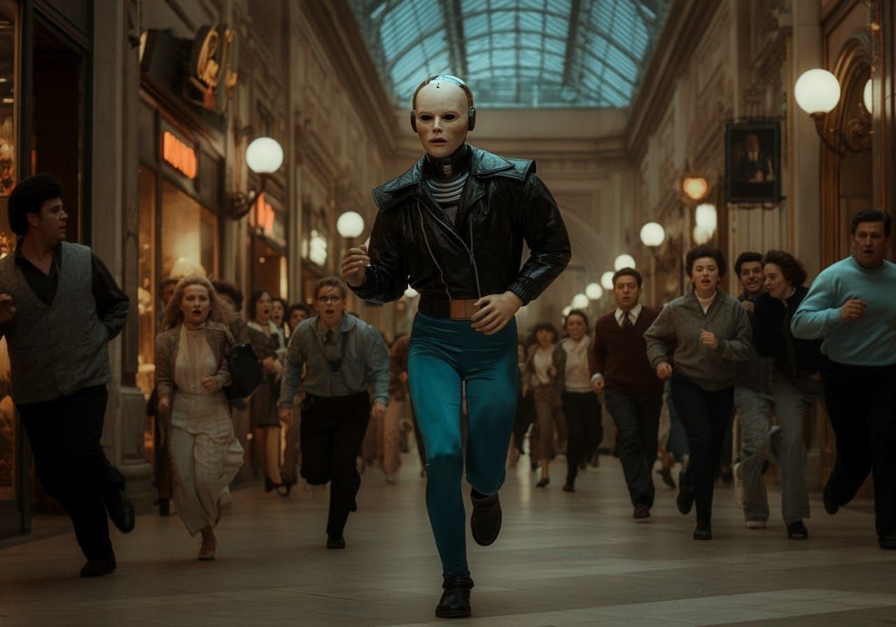 Still from the 1986 movie "Teraxis: Cyborg Hunter"