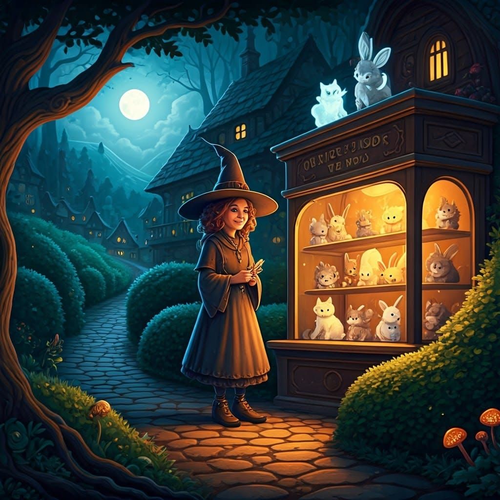 Whimsical Witch's Mystical Pet Shop Adventure