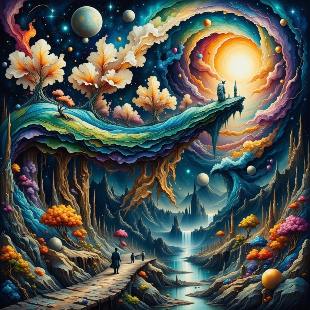 Heavy Metal Surreal Fantasy Ink Flux