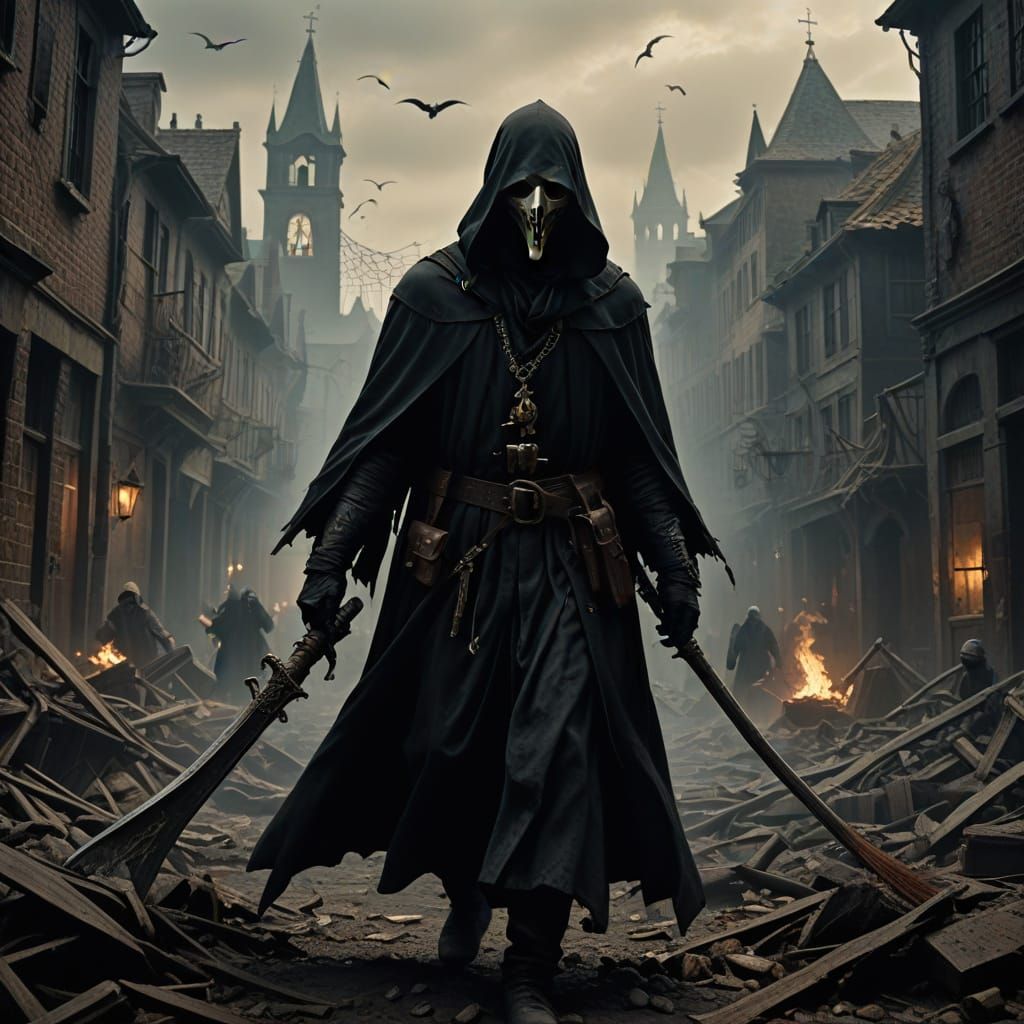 Grim Reaper and Plague Doctor Unleash Chaos in 17th-Century ...