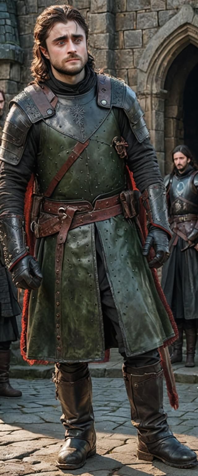 Daniel Radcliffe as Jon Snow in Dark Fantasy Art