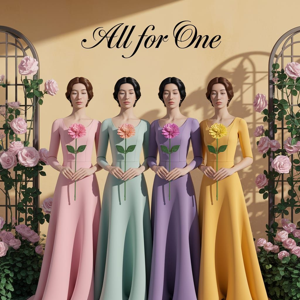 Serene Figures in Harmony