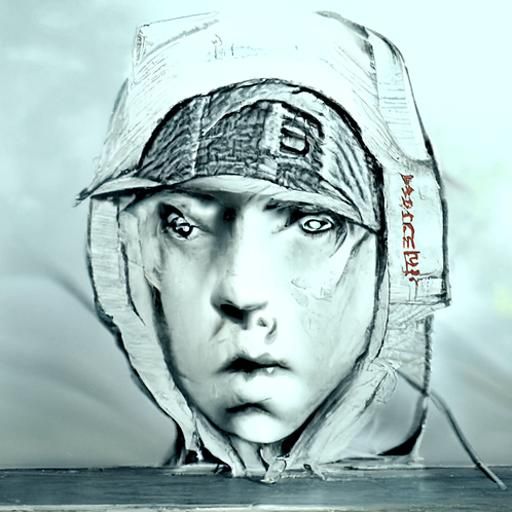Eminem Pencil Sketch Rendered in CryEngine