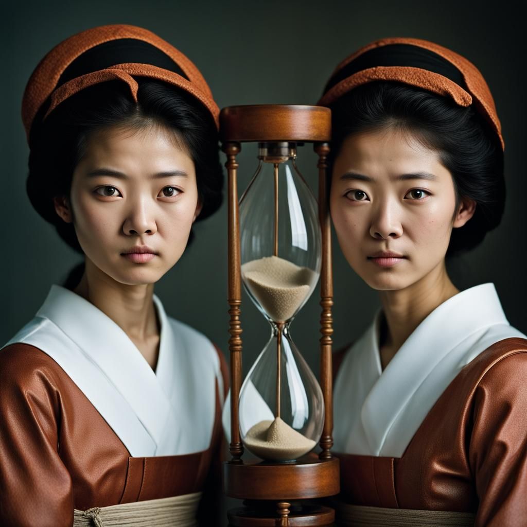 Japanese Sisters in Marsina: Professional Portrait