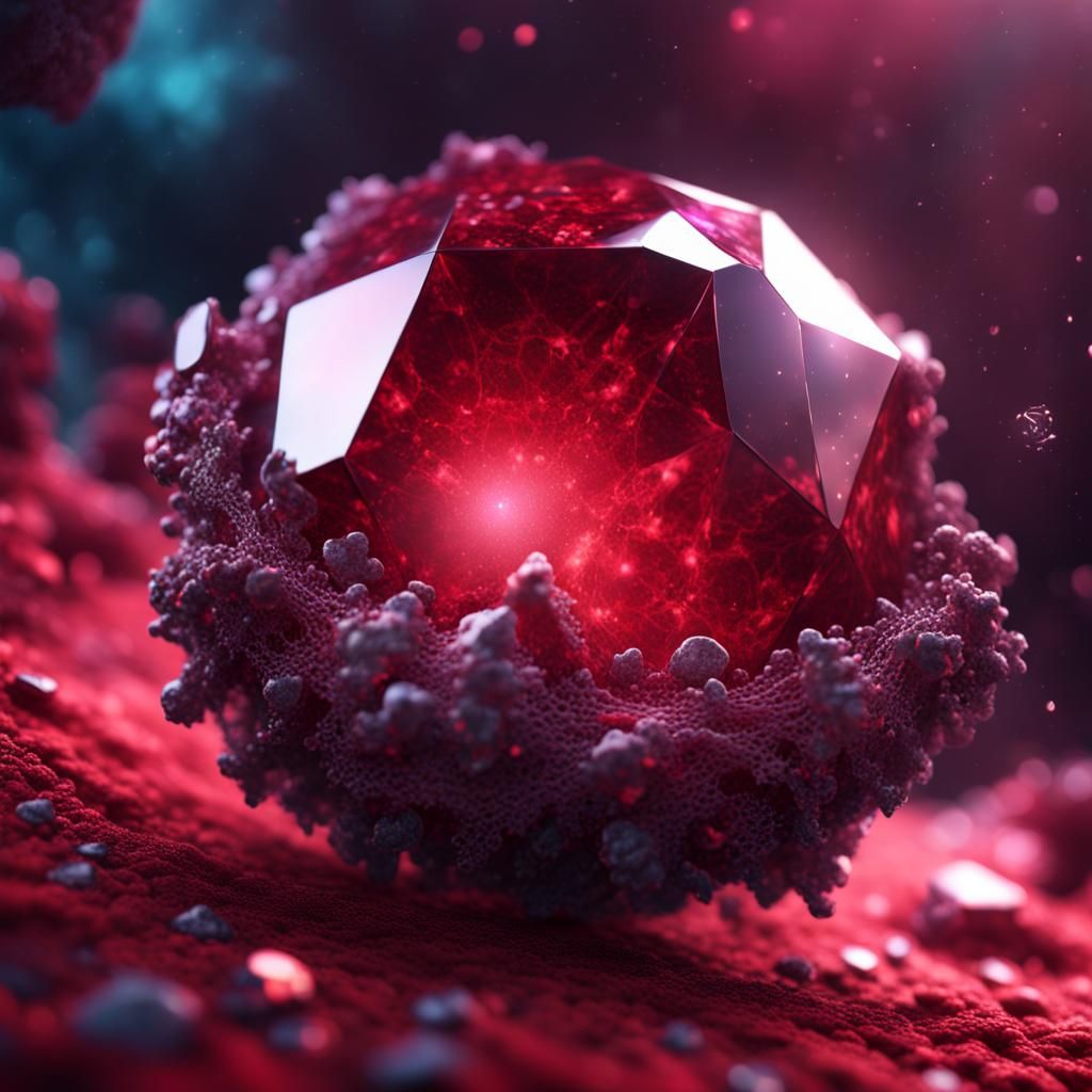 Galaxy Gem Implosion in Crimson Lace Style