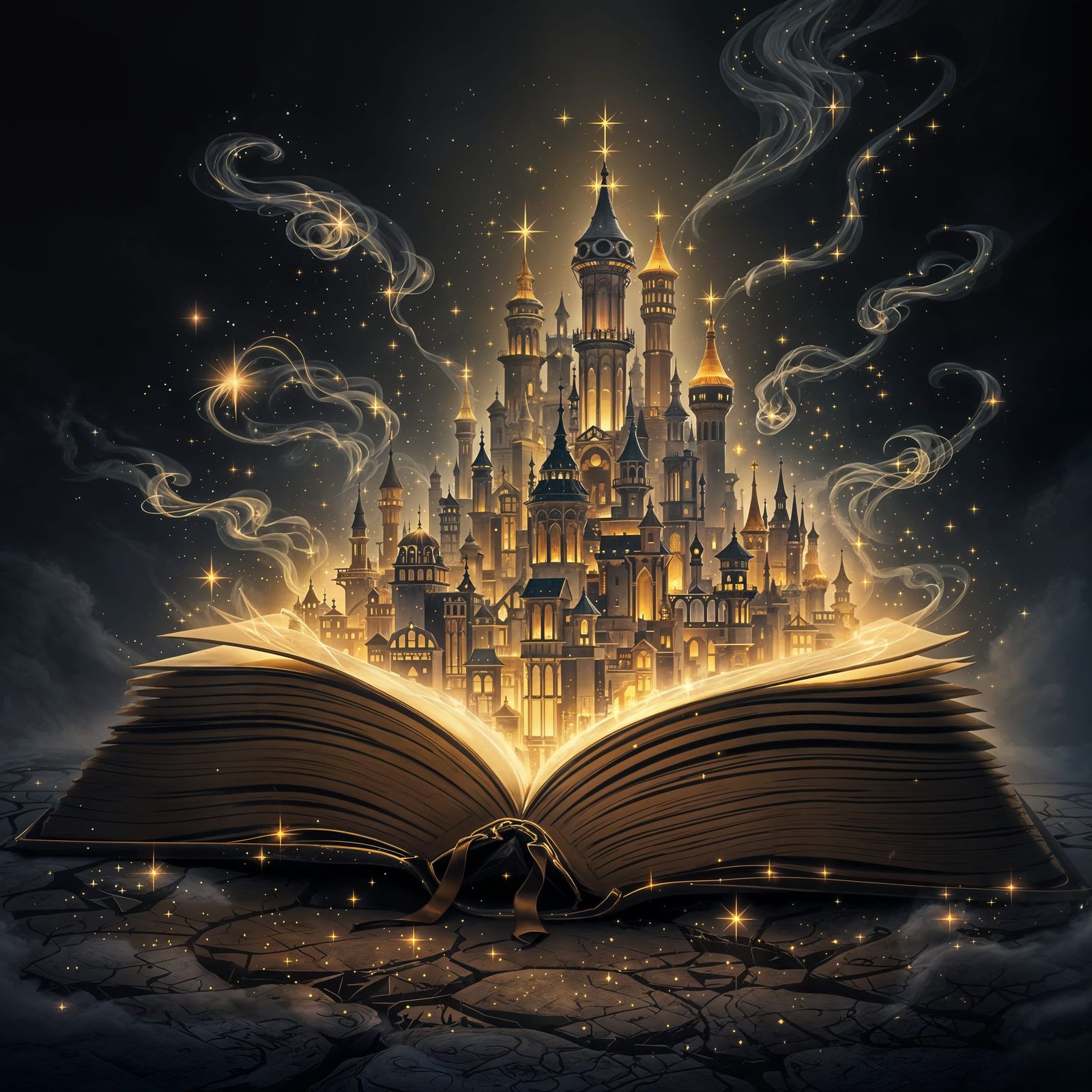 Mystical Metropolis Rises from Ancient Tome