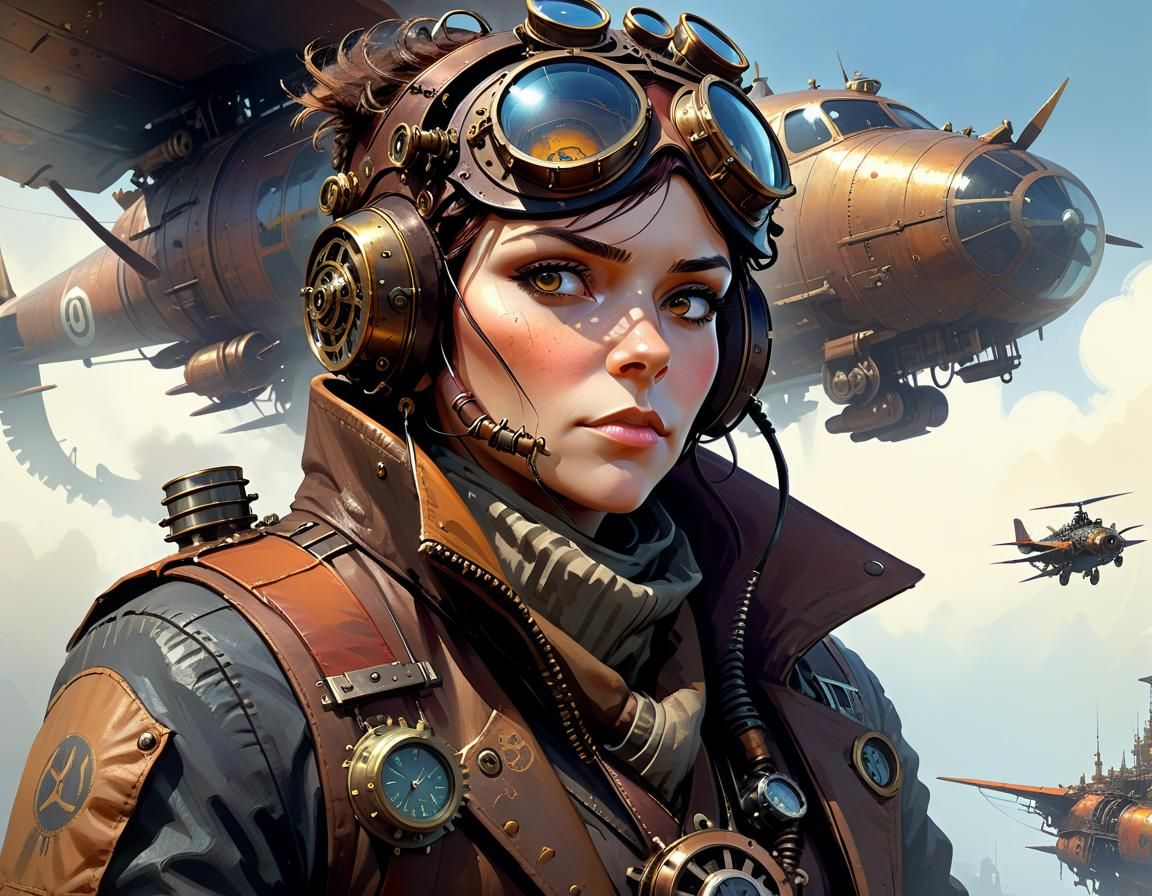 STEAMPUNK Pilot Soars Through the Skies in Dramatic Digital....