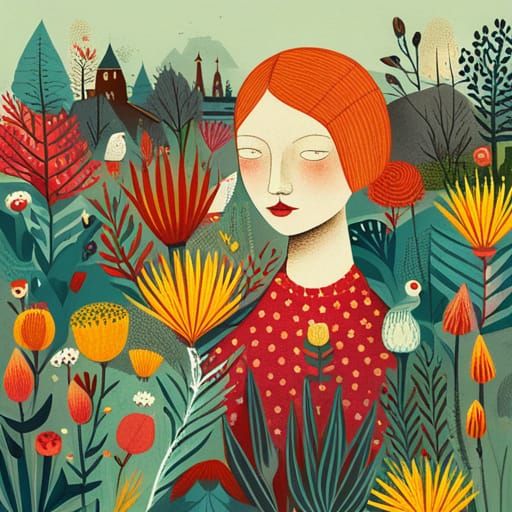 Illustration in Style of Julia Pott and Jane Newland