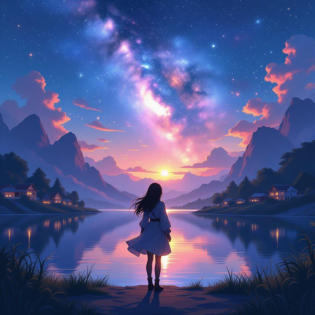 Hyperrealistic Solitude and Cosmic Wonder in Magical Realism