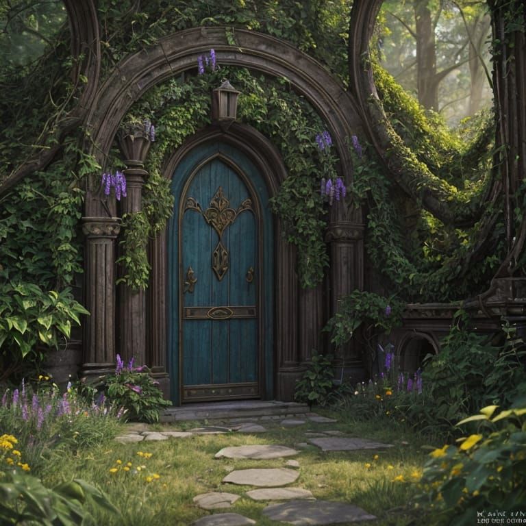 Enchanted Entrance in Verdant Glory