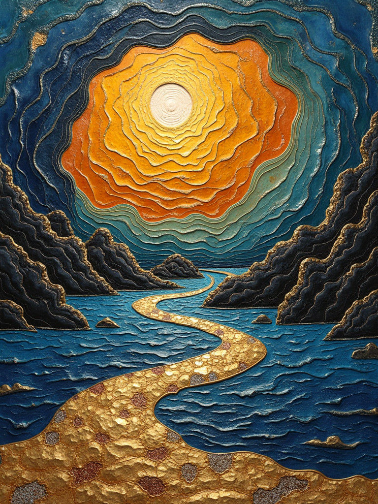 Terraformed Tsingy Noir Sarakiniko Beach in Shabby Chic Styl...