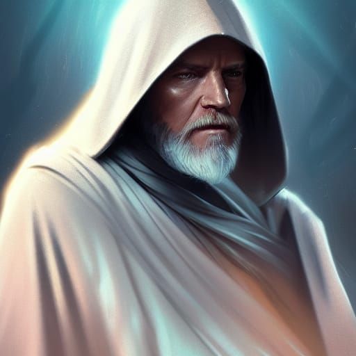 Detailed Portrait in Art Nouveau Style