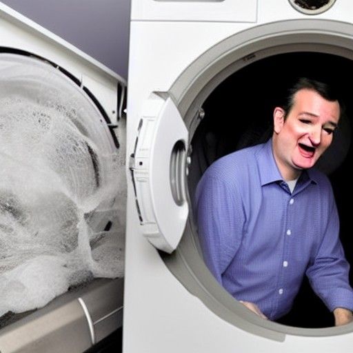 Ted Cruz Stuck in a Washing Machine
