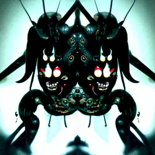 Japanese Demon Illustration