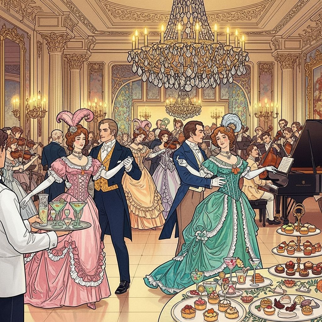 Opulent London Ballroom in Art Nouveau Style