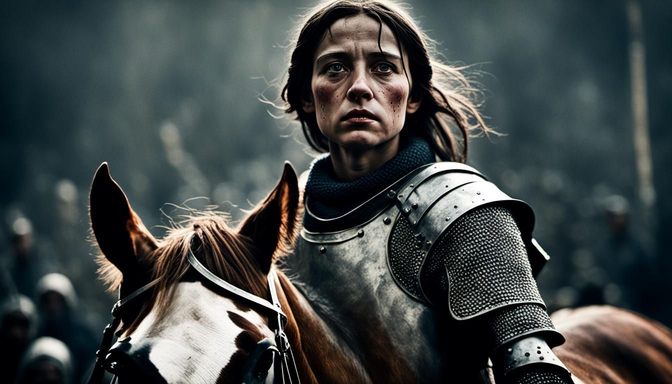 Joan of Arc in Battle: A Dramatic Portrait