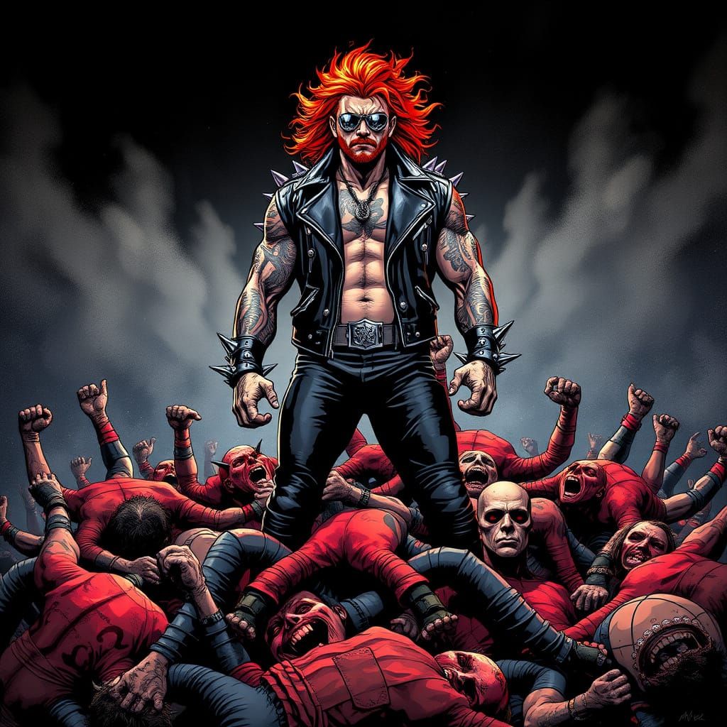 Tribal Warrior King of the Ruined Land