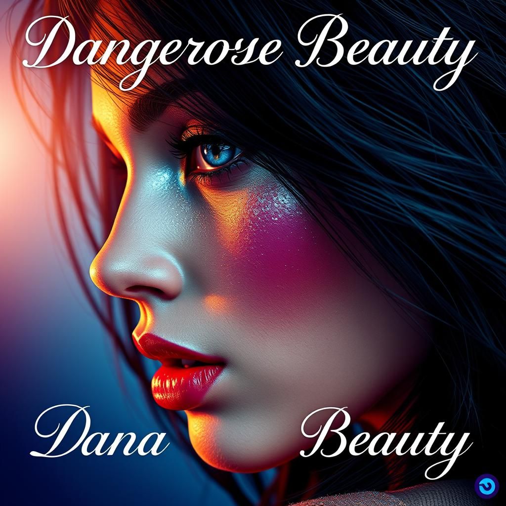 Dangerous Beauty Album Cover: Windswept Singer Portrait