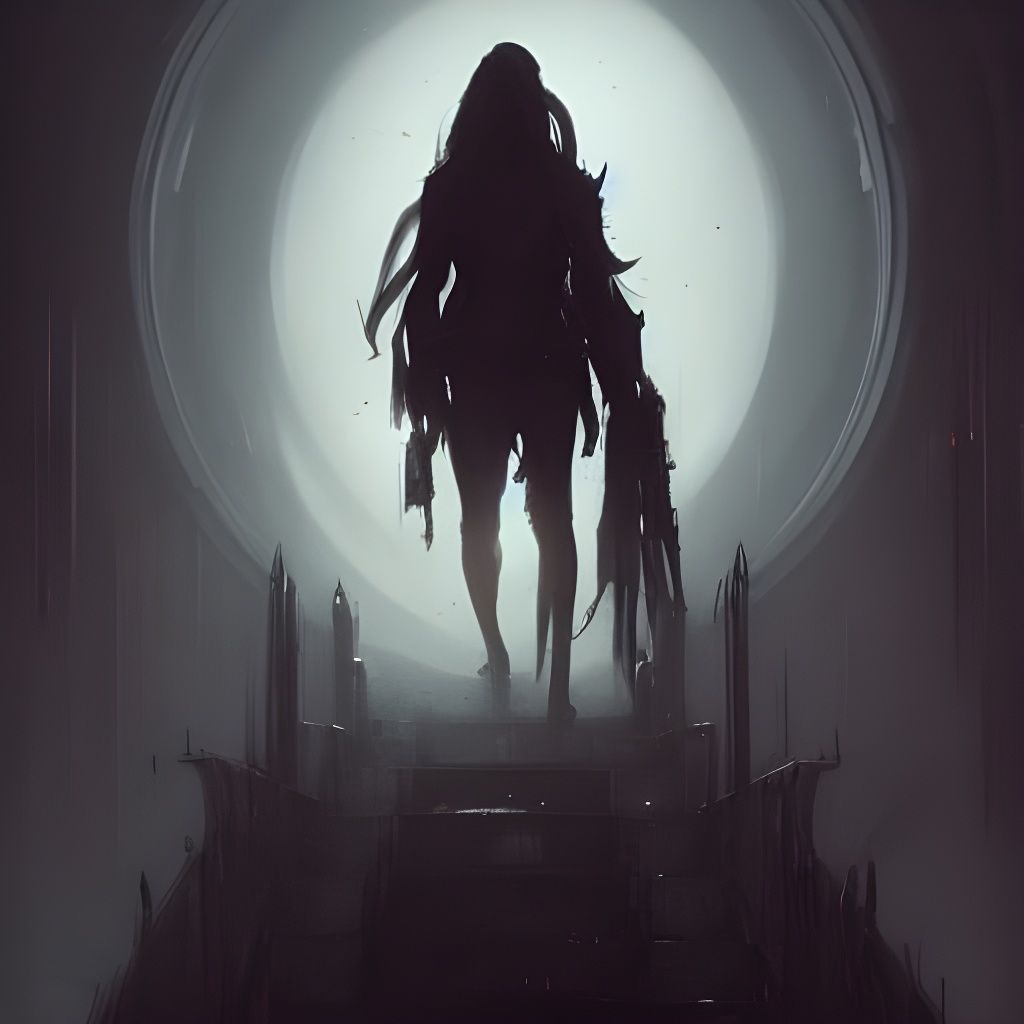 Sinister AI Masterpiece in Dark Fantasy Style