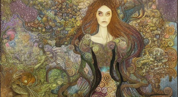 Angel of Memories Screaming in Mirror Labyrinth