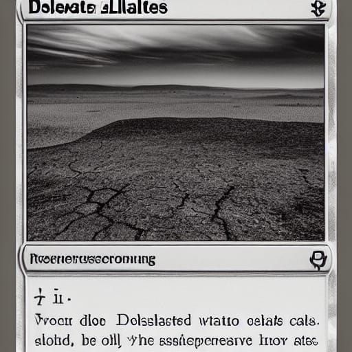 Barren Wasteland Landscape
