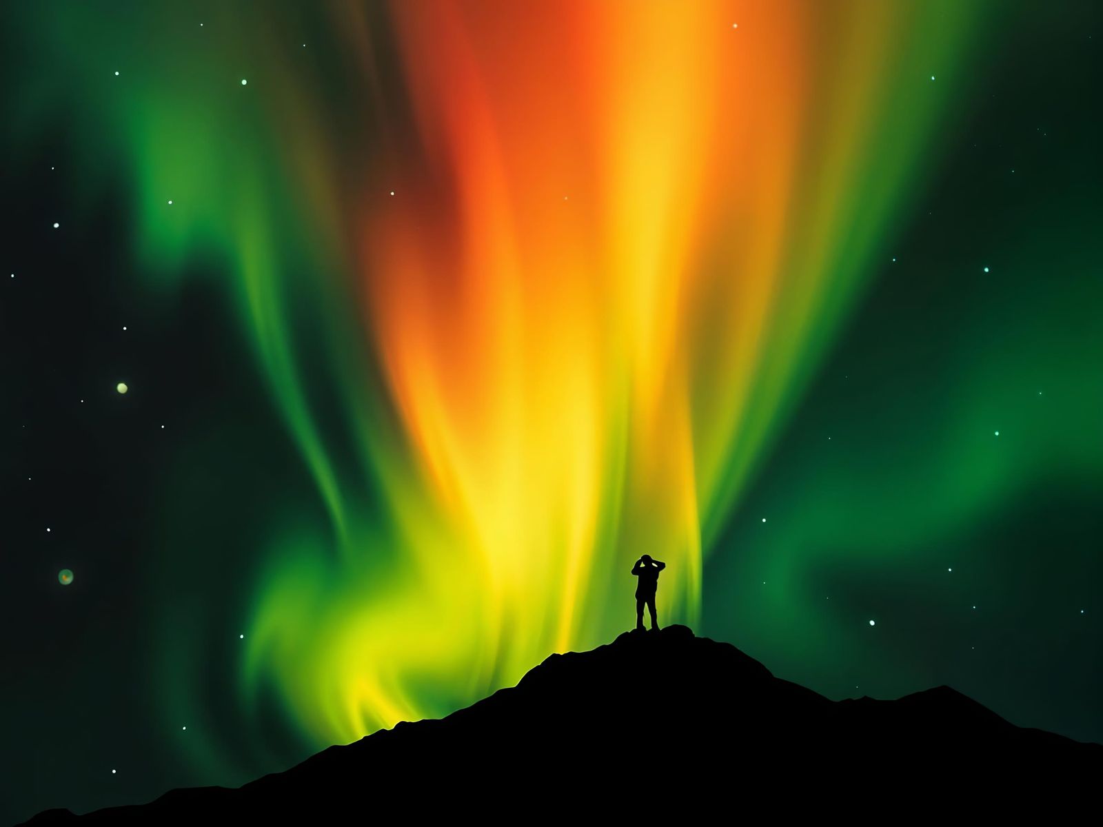 Vibrant Digital Sunrise Art