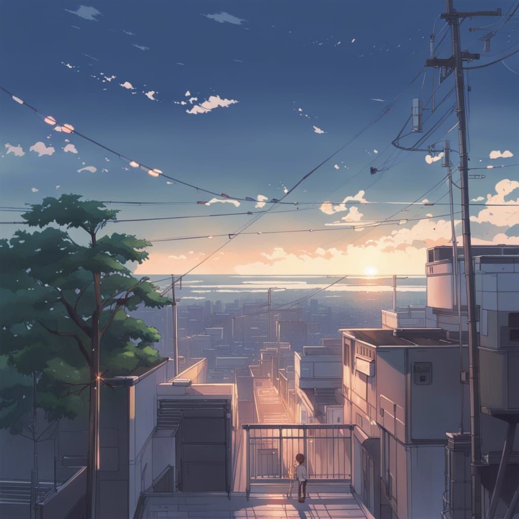 Anime-Inspired Scenery in Shinkai Style