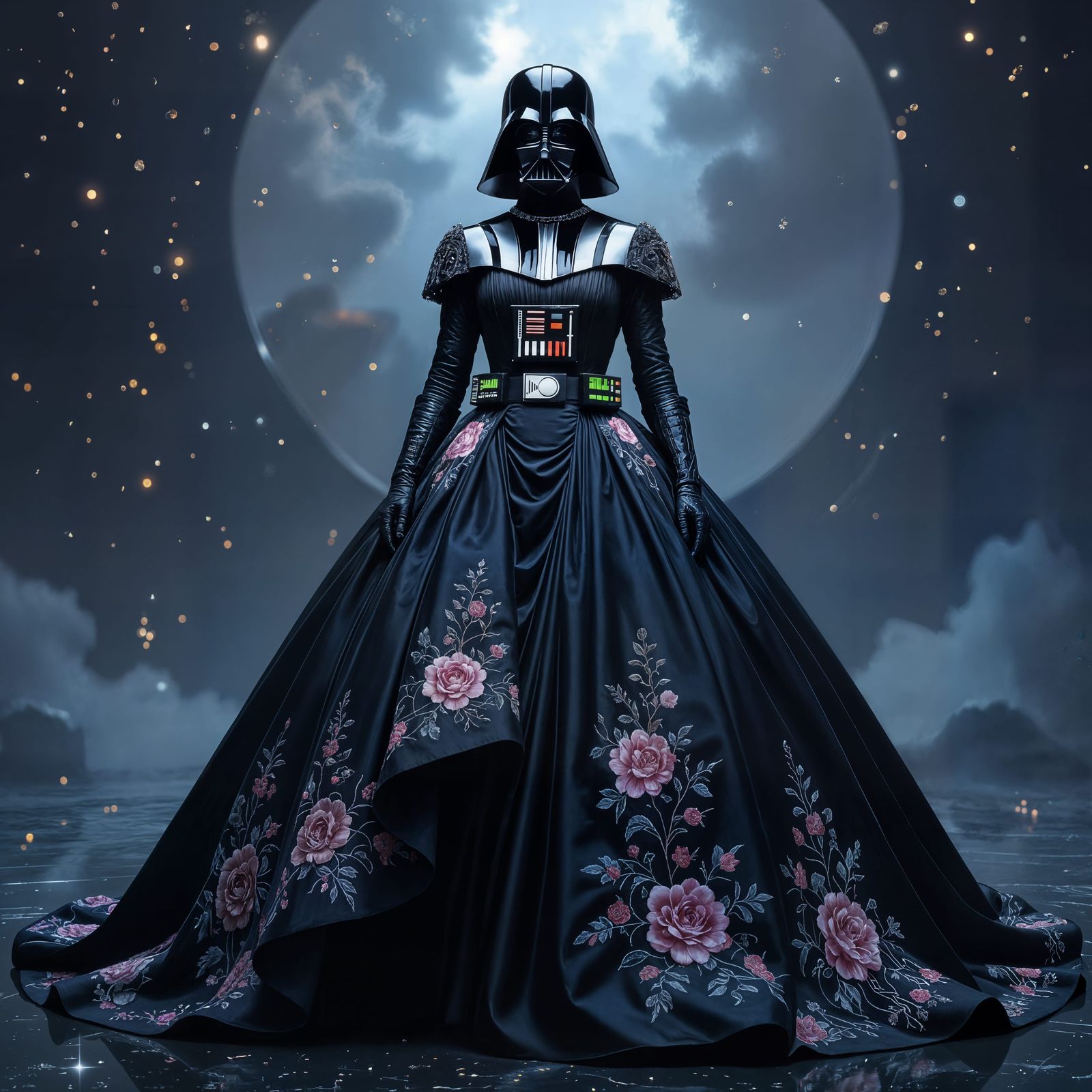 Darth Vader in an Elaborate Ball Gown
