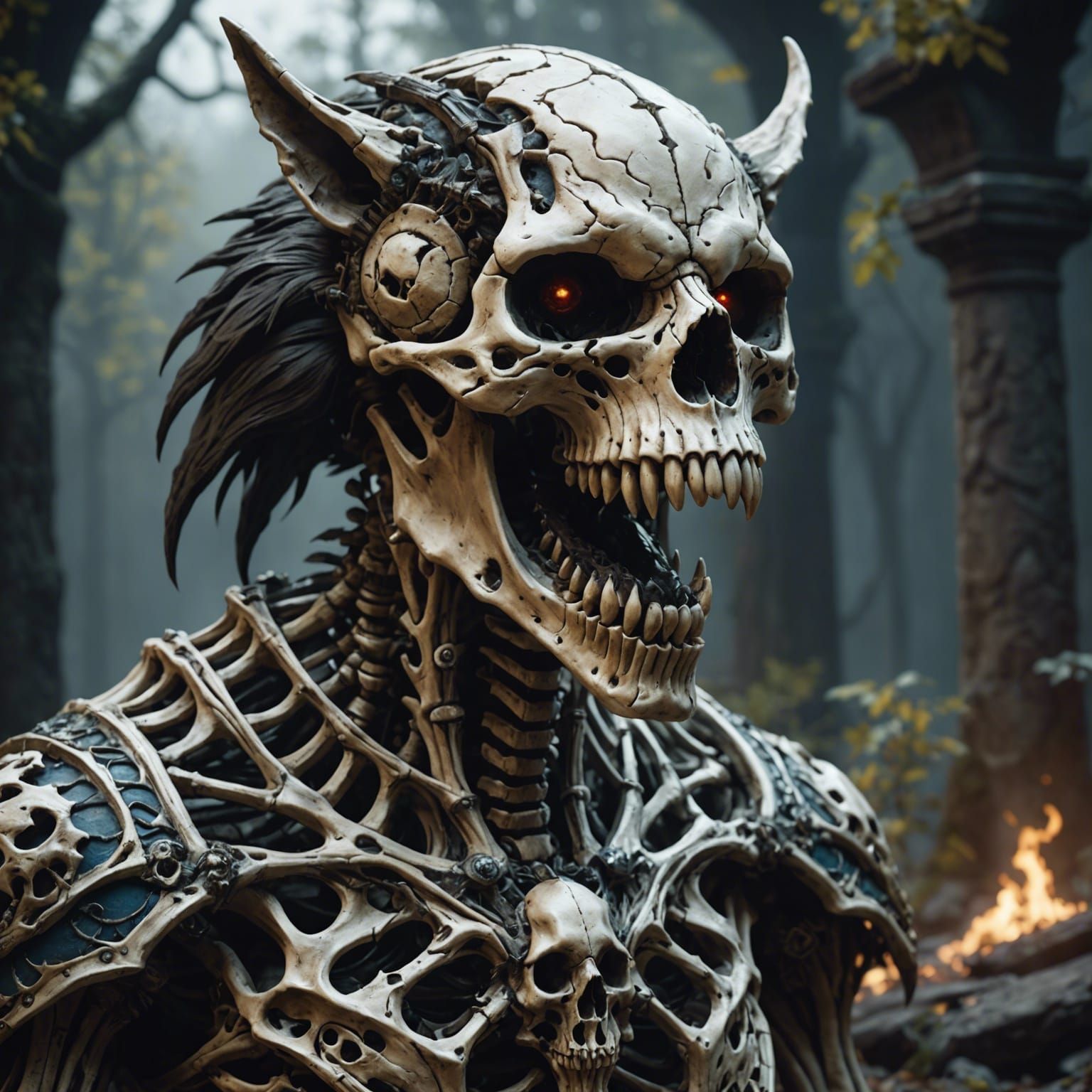 Werewolf skeleton 4