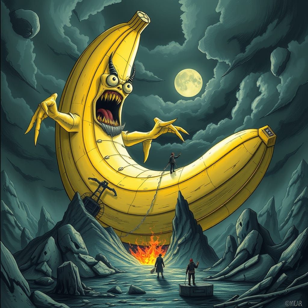 Giant Malevolent Banana Emerges