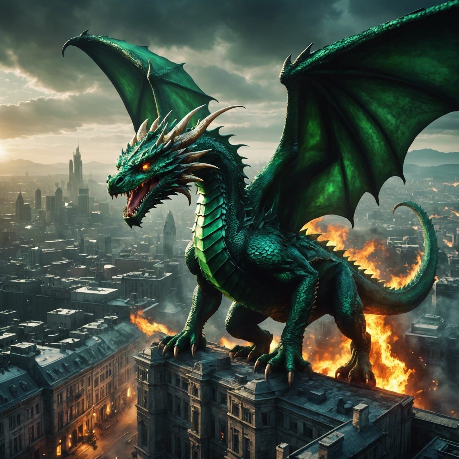 Angry dragon...like the angry creator