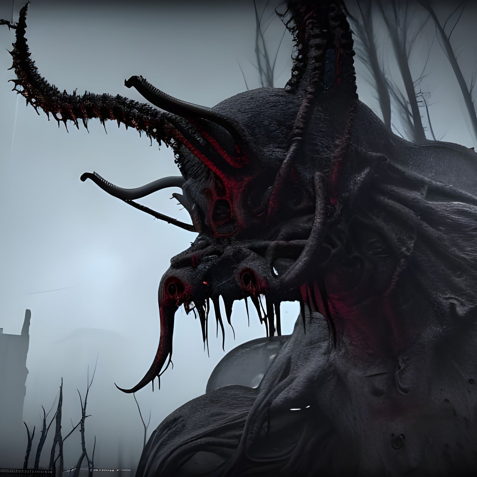 Post-Apocalyptic World Destroyed by Dark Deity