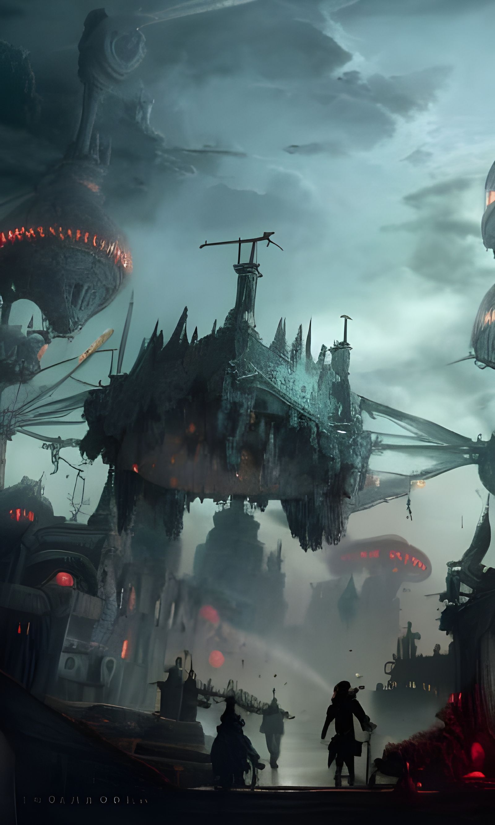 Epic Knight Battle: Cinematic Digital Matte Painting