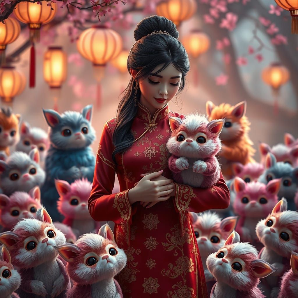 Looks like a fluffy party 😖