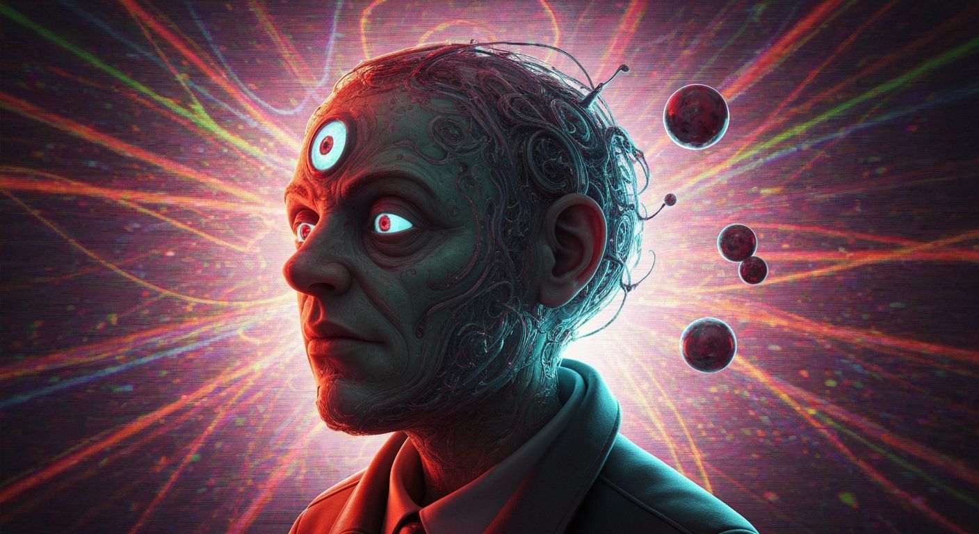 Whimsical Mucksnuffler Personification in Surrealist Space