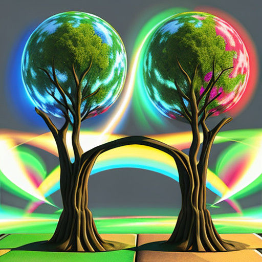 Surreal Optical Phenomena in Vibrant Colors