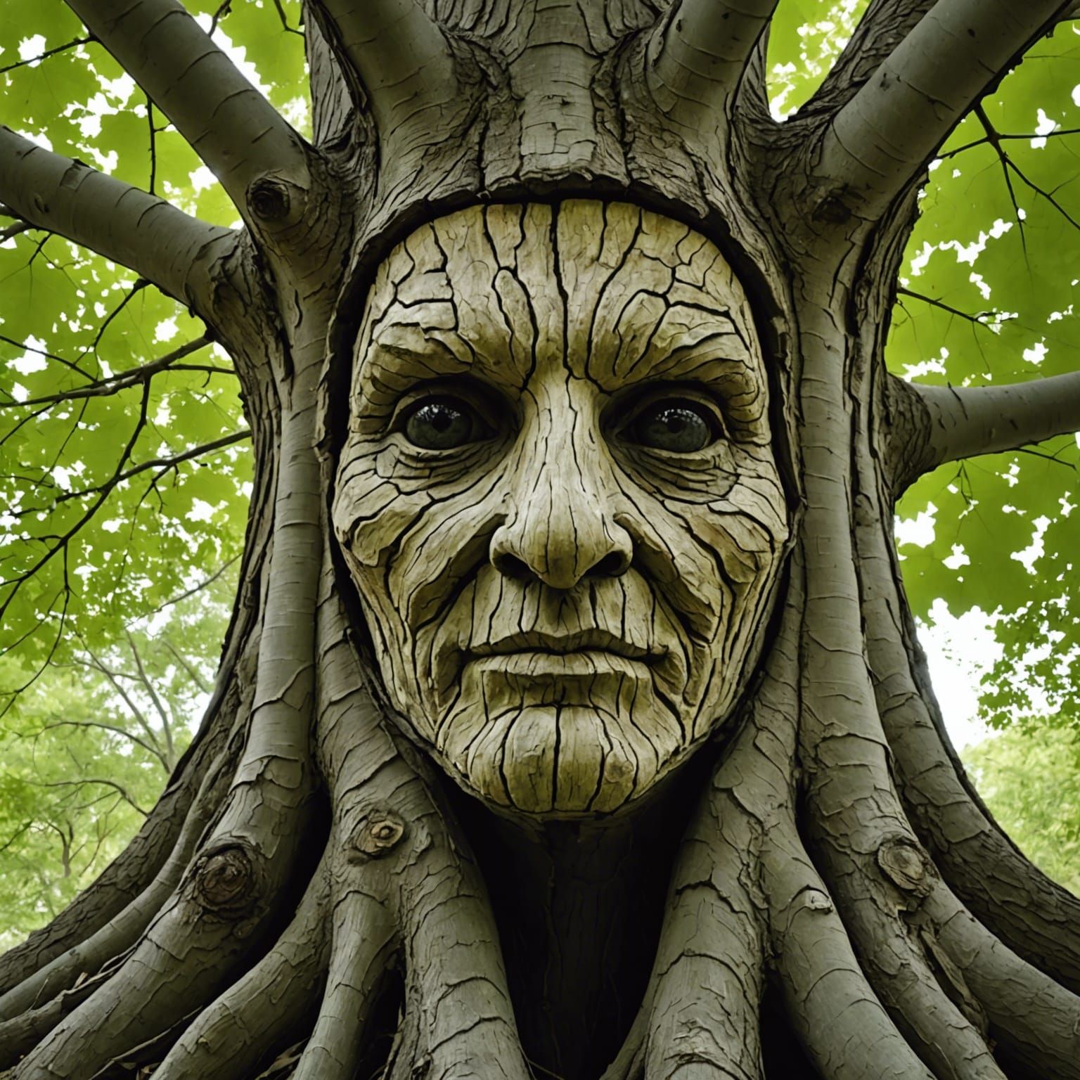 Sycamore Tree Ent: Arboreal Humanoid